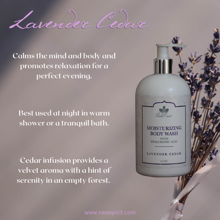 Moisturizing Body Wash Lavender Cedar
