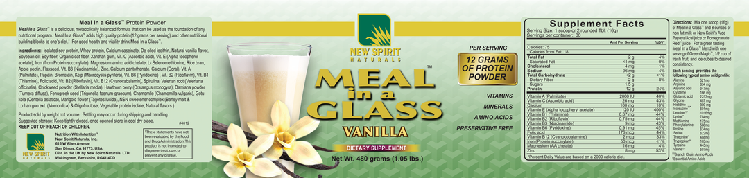 Meal in a Glass (Vanilla Flavor)