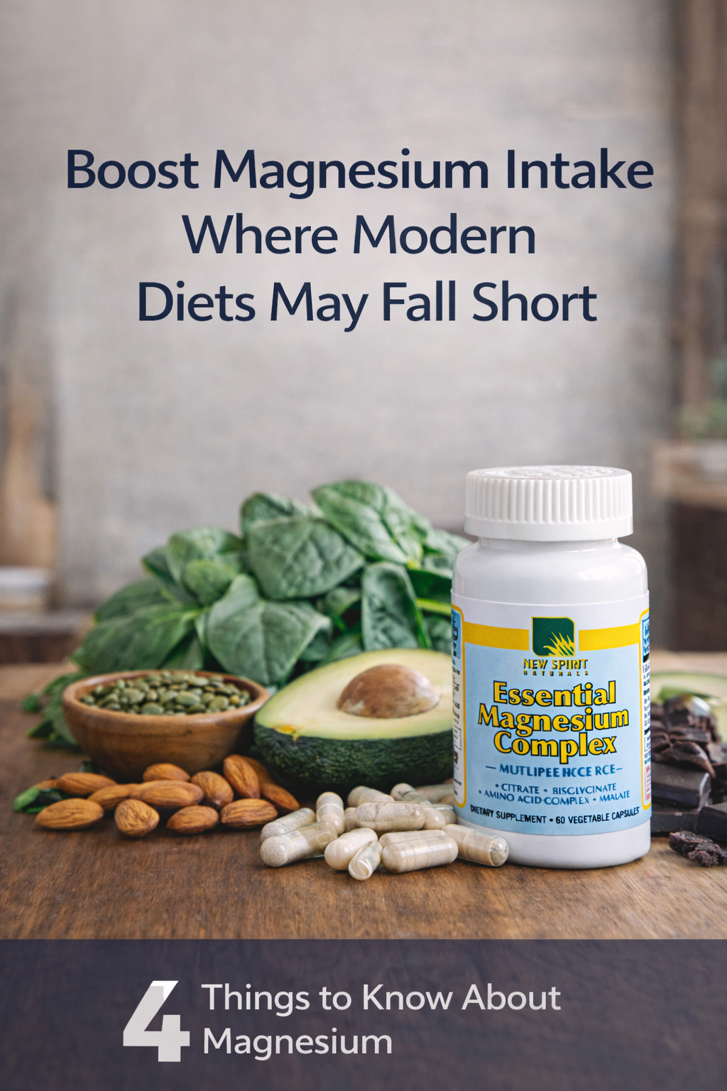 The Hidden Magnesium Gap: Why Modern Diets Fall Short and What You Can Do About It.
