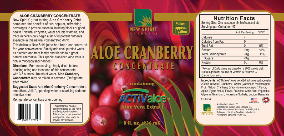 Aloe Cranberry Concentrate