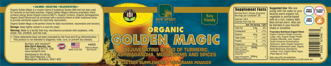 Organic Golden Magic