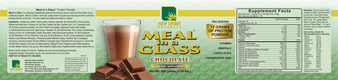 Meal in a Glass (Chocolate Flavor)