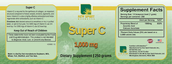 Super C Vitamin C Powder Blend